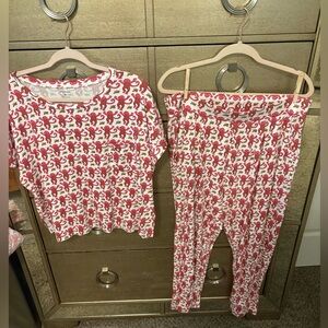 Roller Rabbit Pink Monkey Pajamas